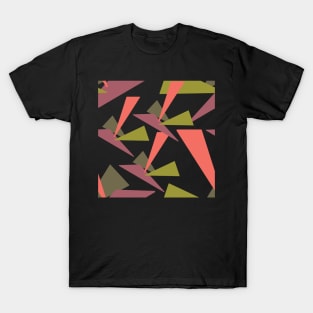 Abstract Triangles pattern T-Shirt